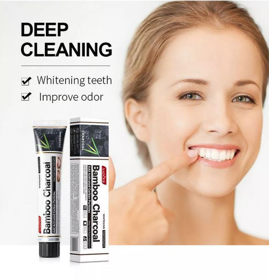 Crema Dental Blanqueadora de Bambú | Pasta Natural Antisarro y Aliento Fresco