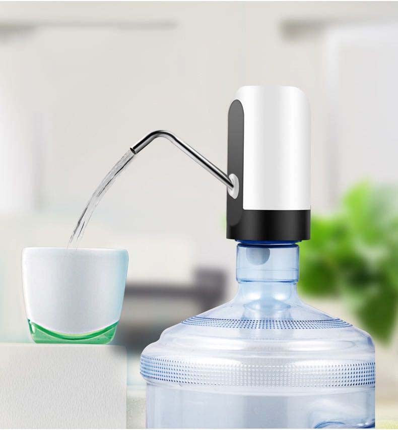 Bomba de Agua Recargable USB | Dispensador Automático de Garrafón | Portátil y Práctico