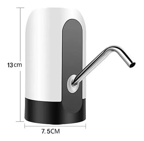 Dispensador de Agua Eléctrico Portátil con Bomba Automática, Recargable por USB y Compatible con Garrafones de 5 a 20 Litros