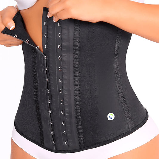Faja Cinturilla de Látex con Broches Modelo 023 – Moldeadora Reductora de Cintura, Soporte Lumbar y Control Abdominal