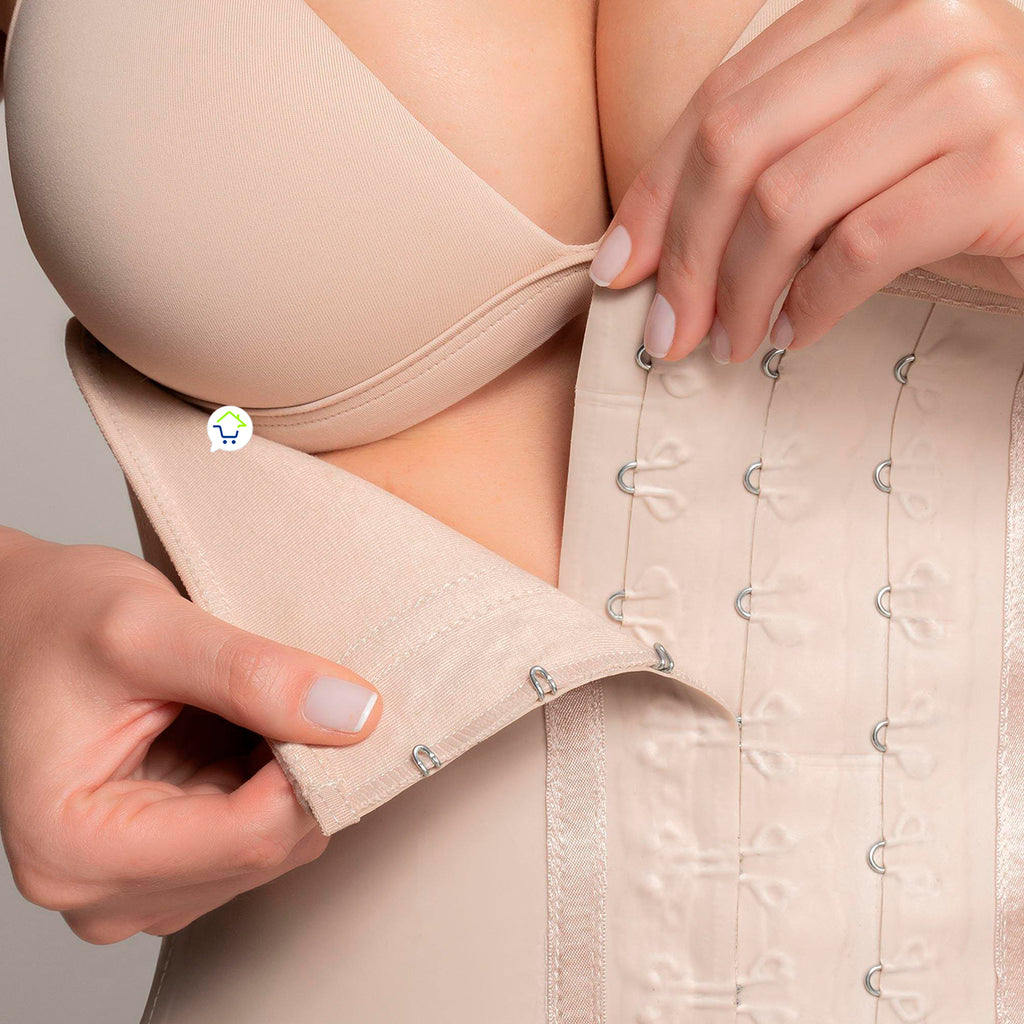 Faja Cinturilla de Látex con Broches Modelo 023 – Moldeadora Reductora de Cintura, Soporte Lumbar y Control Abdominal