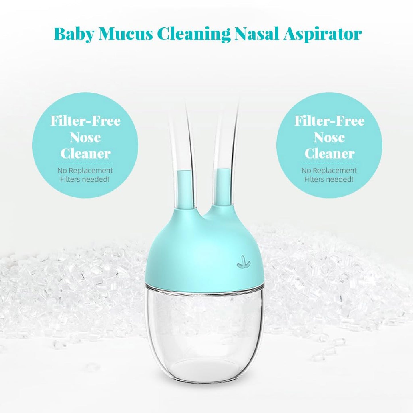 Extractor Nasal para Bebés | Aspirador Suave de Moco | Higiene y Respiración Segura