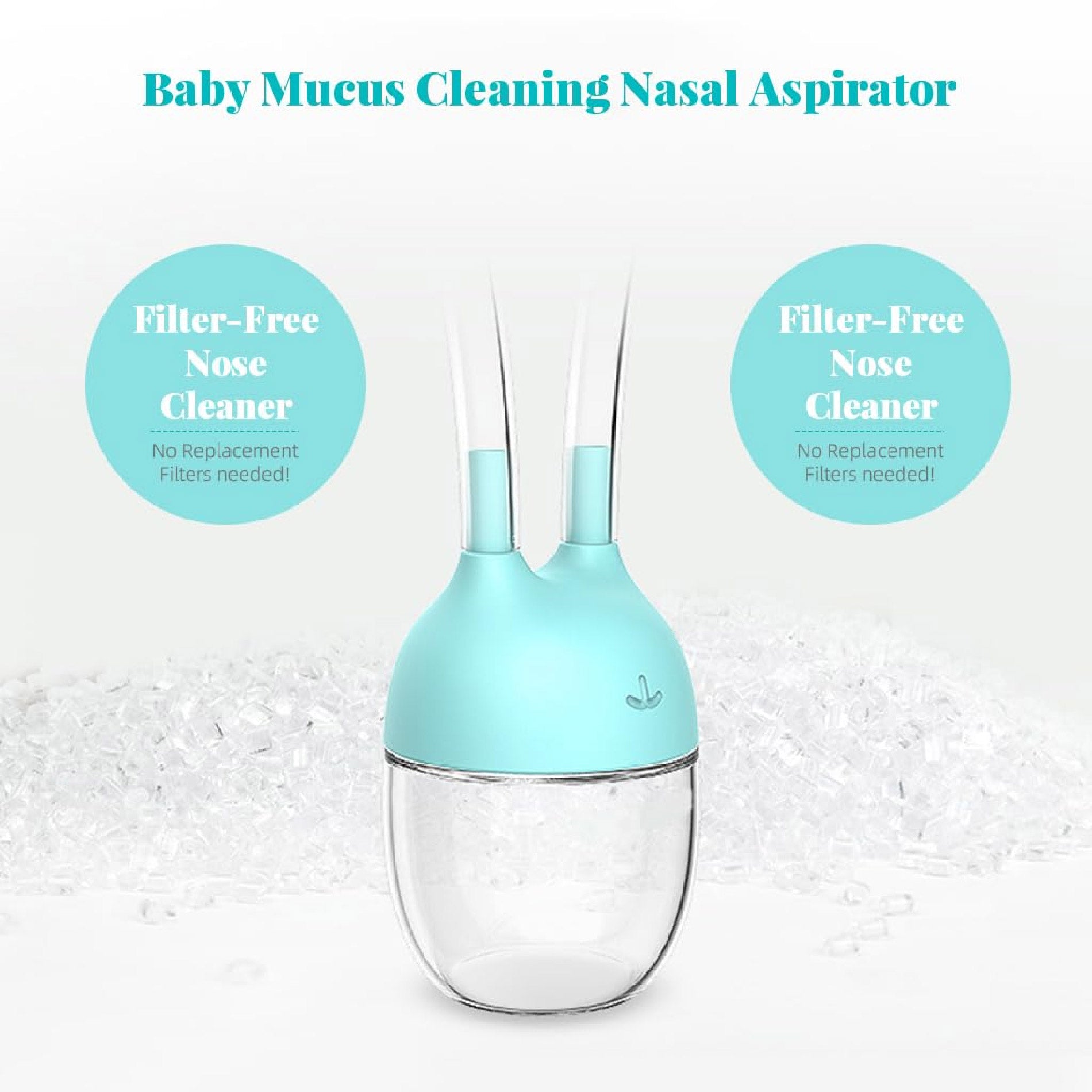 Extractor Nasal para Bebés | Aspirador Suave de Moco | Higiene y Respiración Segura