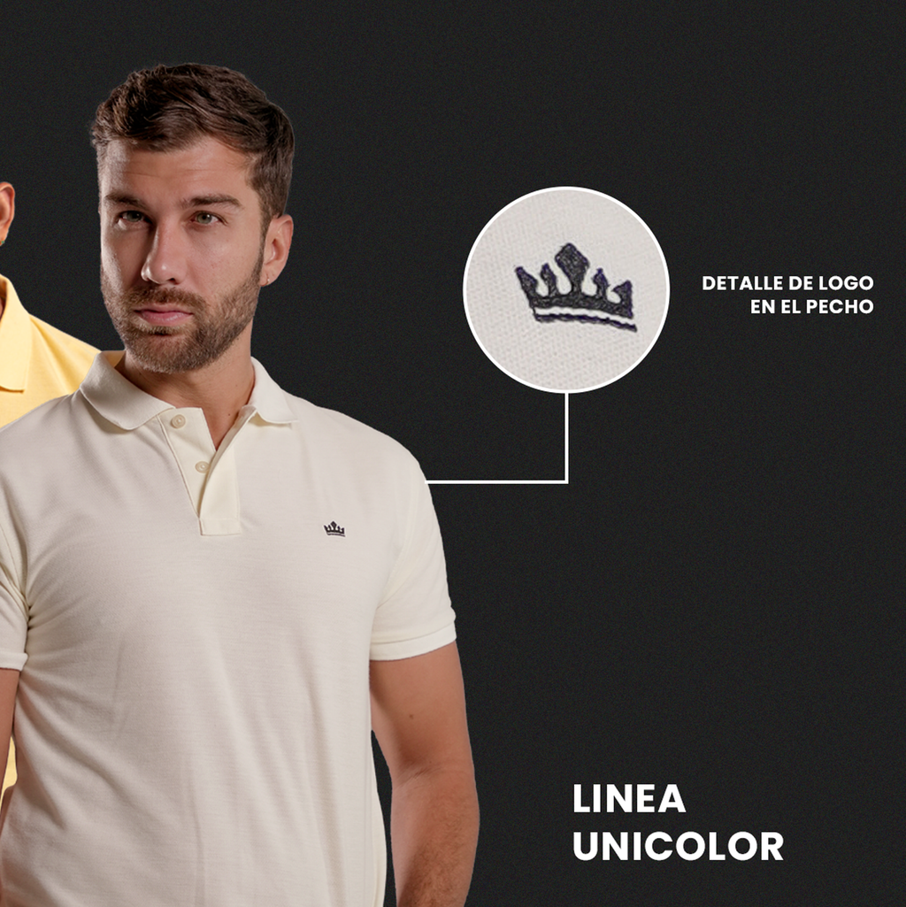 Camiseta Tipo Polo Hombre Essentials | Ropa Casual Elegante Algodón Confortable