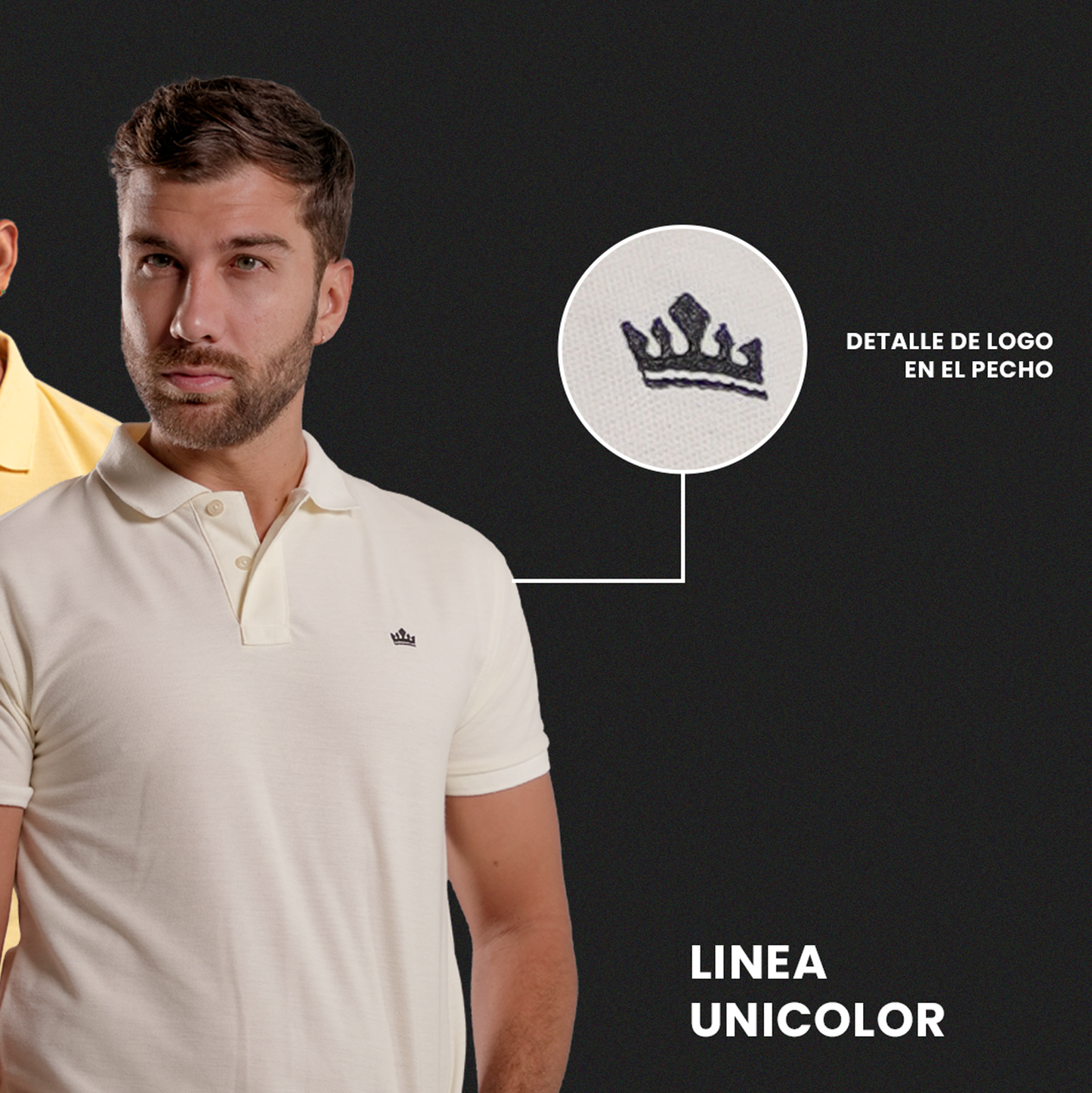 Camiseta Tipo Polo Hombre Essentials | Ropa Casual Elegante Algodón Confortable