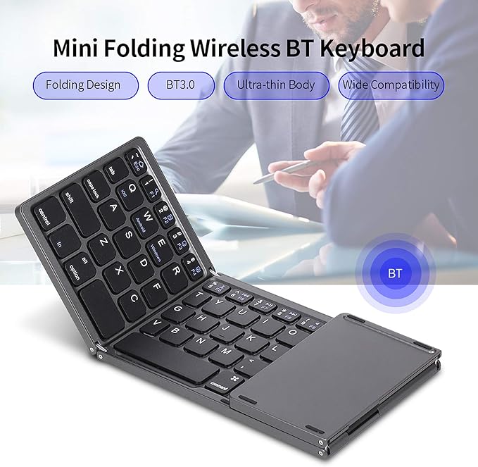 Teclado Bluetooth Plegable Ultrafino – Detalles, Especificaciones y Guía de Uso