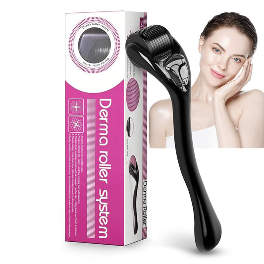 Rodillo Microagujas Dermaroller – Tratamiento Facial y Corporal para Rejuvenecimiento, Cicatrices y Estrías