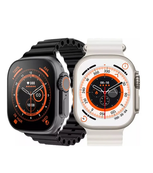Reloj Inteligente T800 Ultra con 2 Correas Intercambiables – Monitor de Salud, Deportes y Conectividad Avanzada