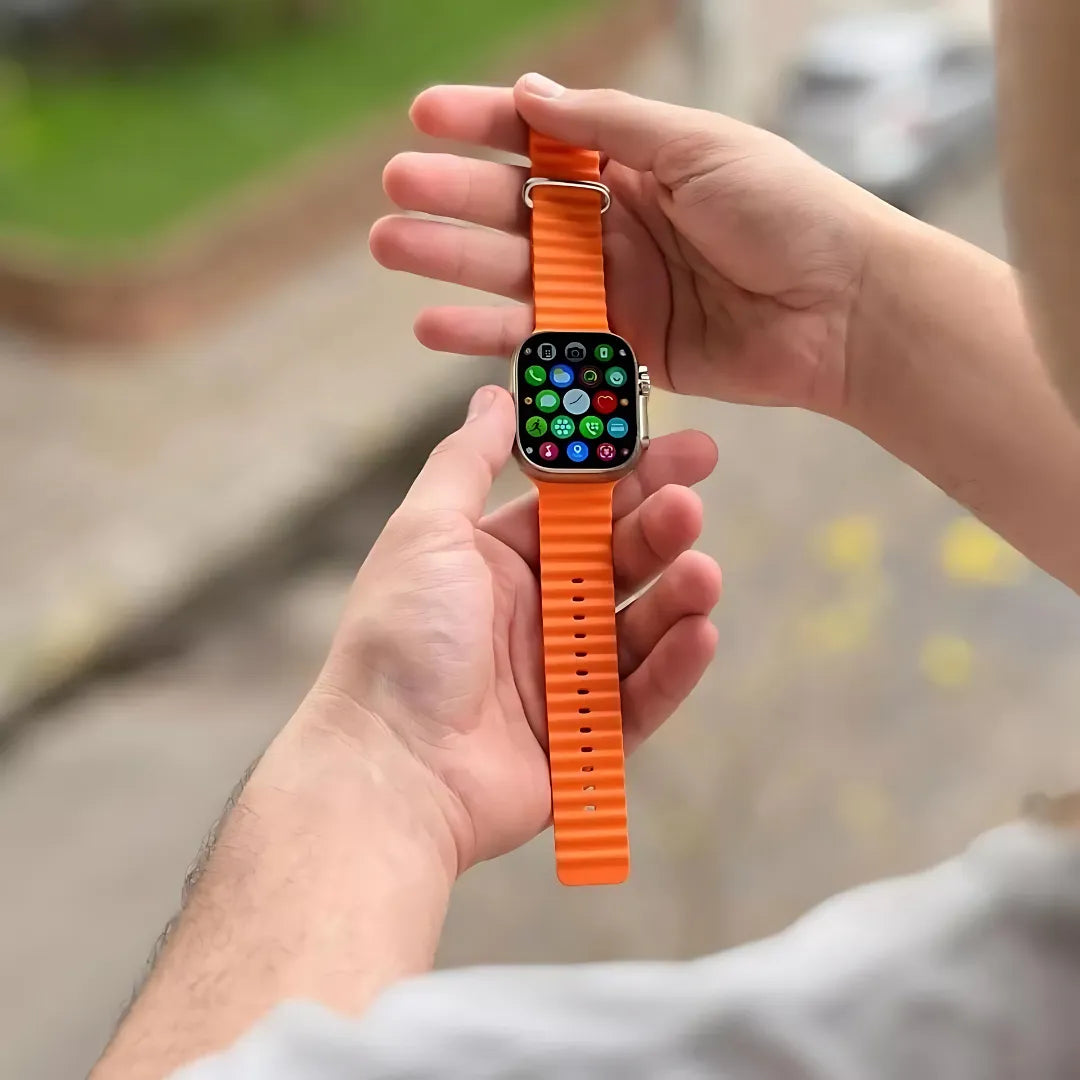 T10 Ultra 2 con 2 Correas y Tornillos – Reloj Inteligente Pantalla HD, Resistente al Agua, Compatible con Android y iOS