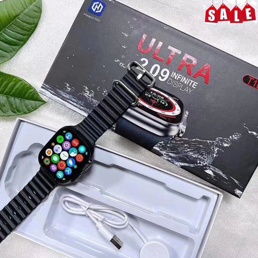 T10 Ultra 2 con 2 Correas y Tornillos – Reloj Inteligente Pantalla HD, Resistente al Agua, Compatible con Android y iOS