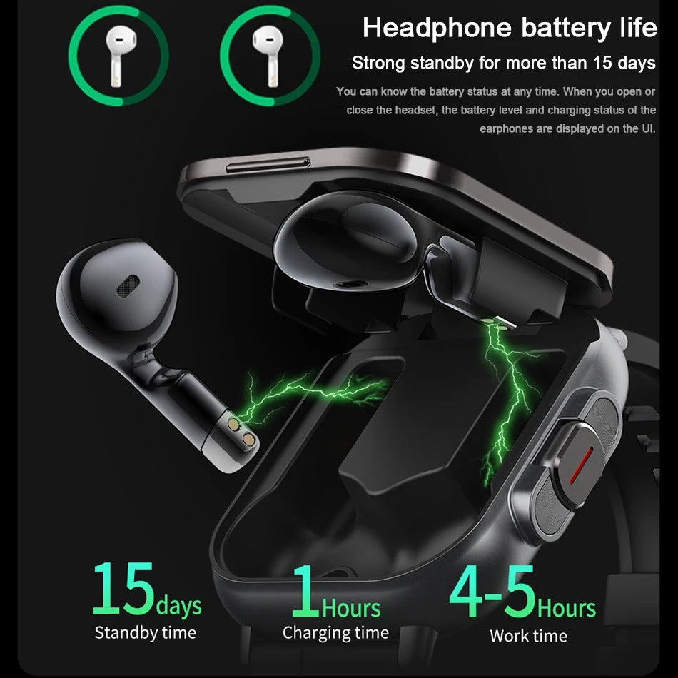 Combo Reloj Inteligente + Audífonos AirPods D21 – Conectividad, Estilo y Tecnología en un Solo Pack