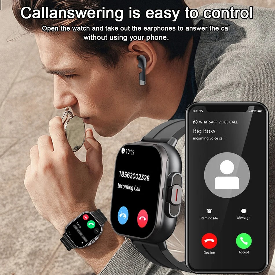 Combo Reloj Inteligente + Audífonos AirPods D21 – Conectividad, Estilo y Tecnología en un Solo Pack